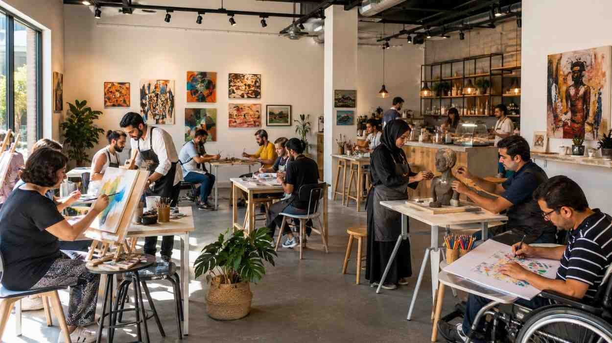 How a Dubai Art Studio Keeps Learning Continue After School