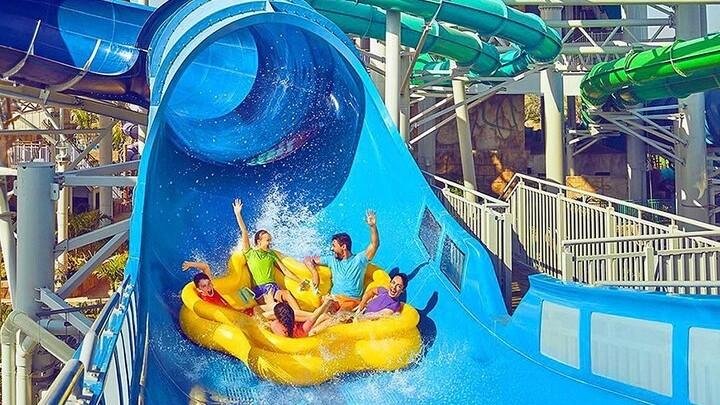 water ride at Aquaventure World Dubai